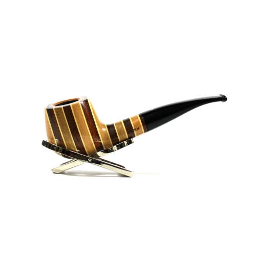 Vauen Hawaii 140 Smooth Striped 9mm Filter Fishtail Pipe (VA738)