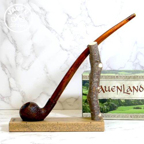 Vauen Auenland The Shire Friddo S Sandblast Churchwarden 9mm Filter Pipe (VA984)