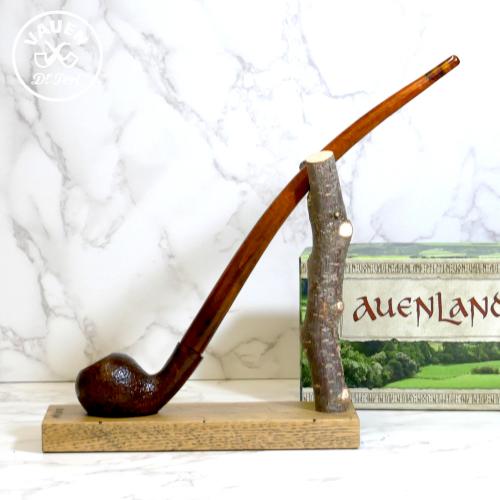 Vauen Auenland The Shire Friddo S Sandblast Churchwarden 9mm Filter Pipe (VA985)