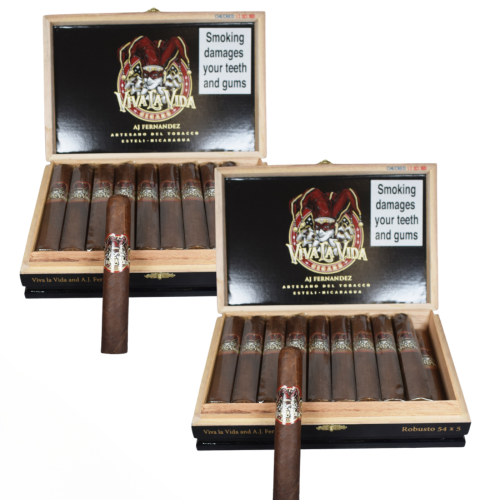 A.J. Fernandez Viva La Vida Robusto Cigar - 2 x Box of 20 (40) Bundle Deal