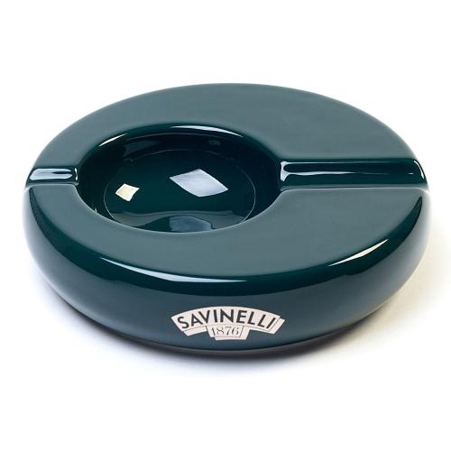 Savinelli Posacenere Ceramic Rounded Cigar Ashtray - Green