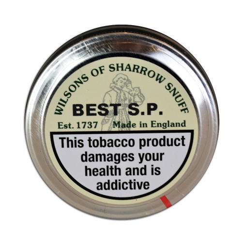 Wilsons of Sharrow Snuff - Best SP - Large Tin - 20g