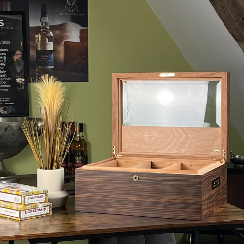 Adorini Vittoria Wenge Deluxe Humidor with Cigar Heaven - 520 Cigar Capacity (AD047)