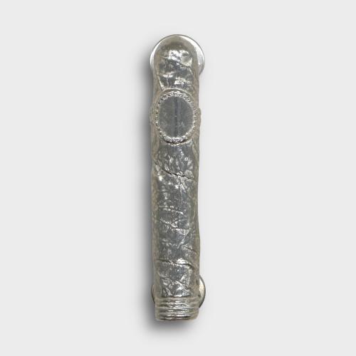 Pewter Cigar Lapel Pin with Engraveable Shield - Light