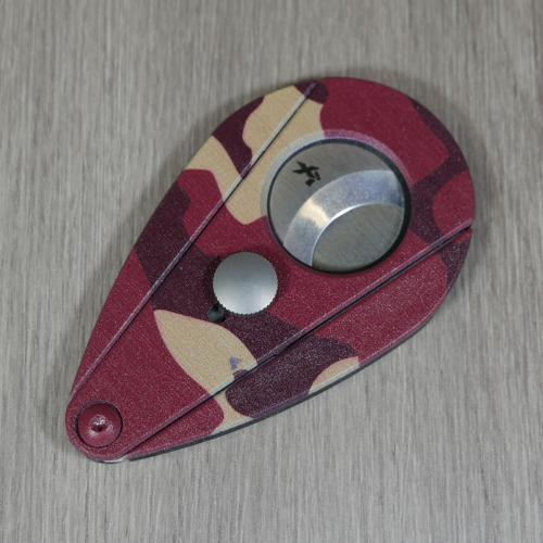 Xikar Xi2 Cigar Cutter - Red and Tan Camo