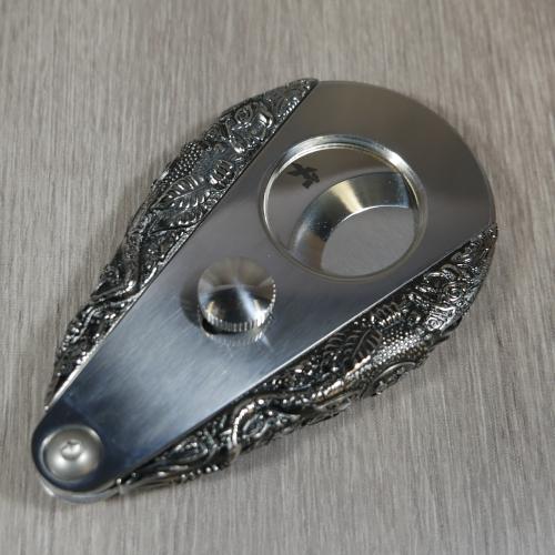 Xikar Xi3 Cigar Cutter - Mayan 3D Polished Silver