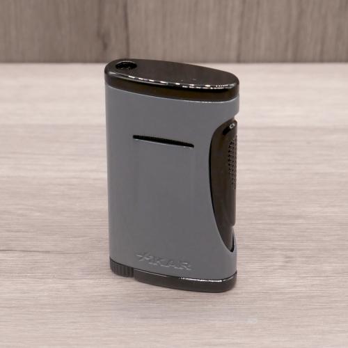 Xikar Xidris Single Jet Flame Lighter - Slate Gray (End of Line)