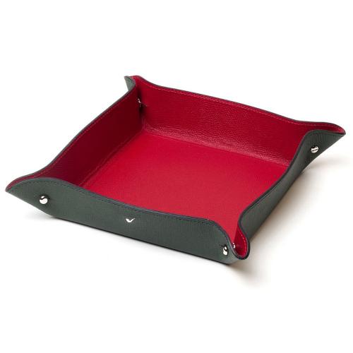 Savinelli Svuotatasche Grande Leather Valet Dish - Green