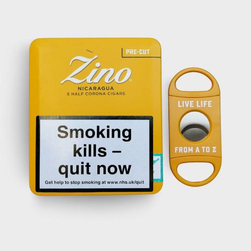 FLASH SALE - Zino Nicaragua Sampler - Tin of 5 Cigars and Free Cutter