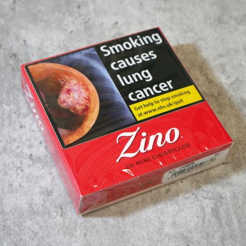 Zino Red Mini Cigarillos Cigar - Pack of 20