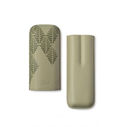 Zino XL-2 Leather Cigar Case - 2 Cigars RG 60 - Green Line Limited Edition