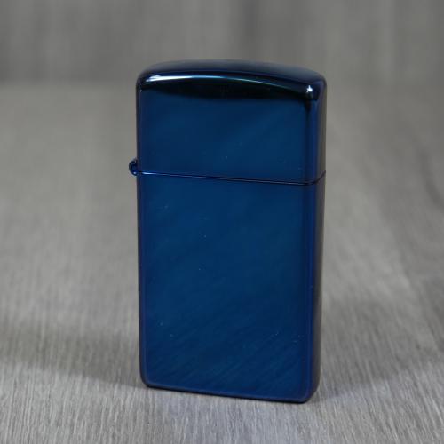 Zippo - Slim High Polish Blue Sapphire - Windproof Lighter