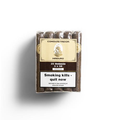 Conquistador Robusto Maduro Cigar - Bundle of 25