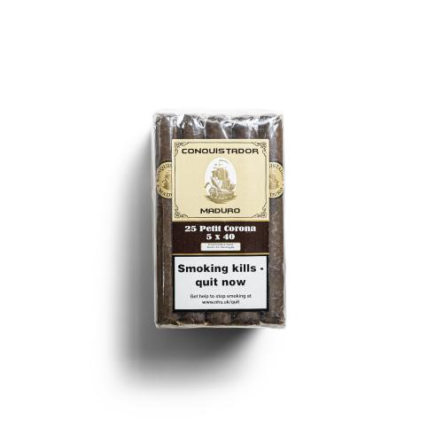 Conquistador Petit Corona Maduro Cigar - Bundle of 25