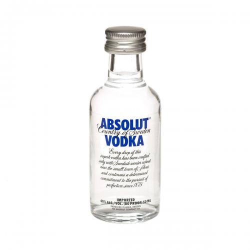 Absolut Blue Miniature - 5cl 40%