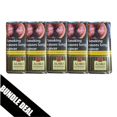 BUNDLE DEAL - Alsbo Morning (Formerly Sungold, Vanilla) Pipe Tobacco - 5 x 50g Pouch