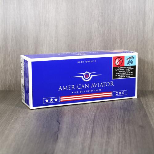 American Aviator King Size Filter Tubes (200 Tubes)