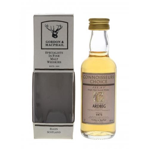 Ardbeg 1975 Connoisseurs Choice Bottled 1990s Gordon & MacPhail Miniature - 40% 5cl