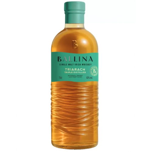 Ballina Triarach Irish Single Malt Whiskey - 43% 70cl