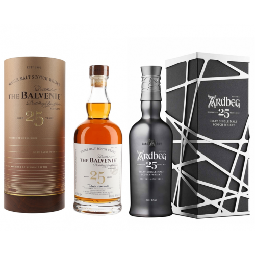 SPECIAL OFFER BUNDLE DEAL - Balvenie 25 Year Old Rare Marriages & Ardbeg 25 Year Old Whisky