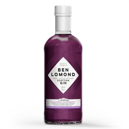 Ben Lomond Blackberry & Gooseberry Gin - 37% 70cl