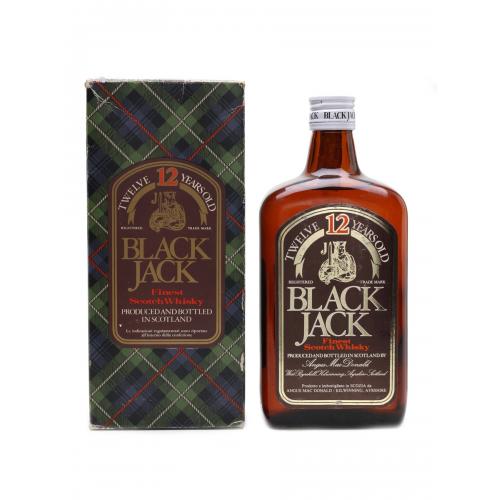 Black Jack 12 Year Old 1980s Fabbri Import - 40% 70cl