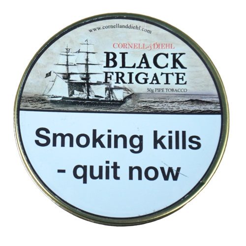 Cornell & Diehl Black Frigate Pipe Tobacco 50g Tin