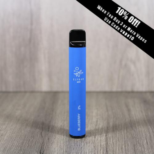 Elf Bar 600 Disposable Vape Bar - Blueberry