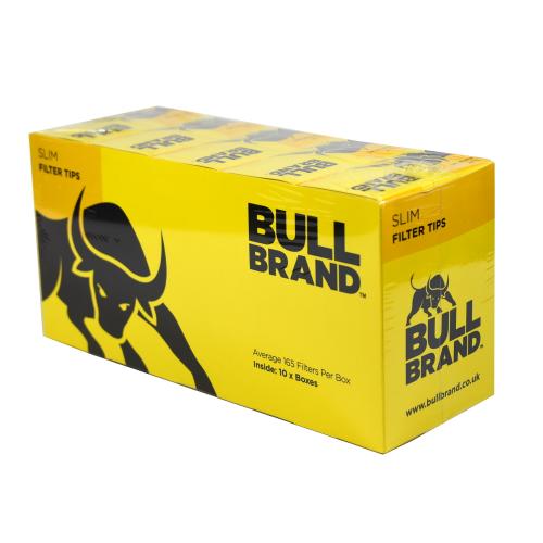 Bull Brand Slim Filter Tips (165) 10 Boxes