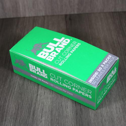 Bull Brand Green Regular Rolling Papers 50 packs