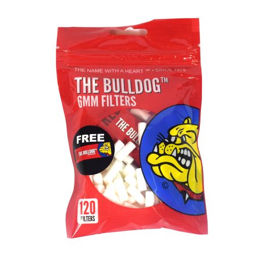 The Bulldog 6mm Filter Tips - 1 Pack (120 Tips)