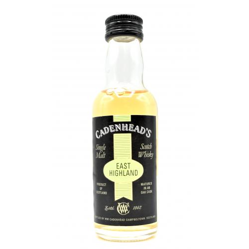 North Port-Brechin 21 Year Old East Highlands Cadenheads Whisky Miniature - 62% 5cl