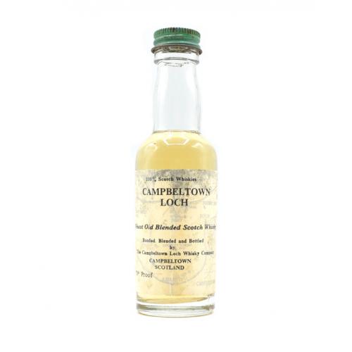 Campbeltown Loch Finest Old Blended Scotch Whisky Miniature - 70 Proof 5cl