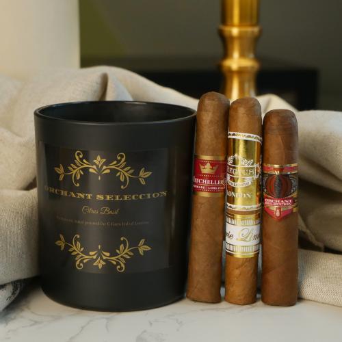 3 Cigars + Orchant Seleccion Soy Candle Sampler