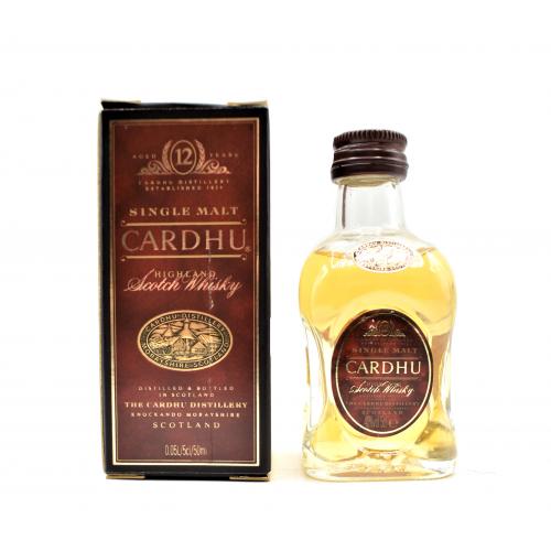 Cardhu 12 Year Old Vintage Miniature - 5cl 40%