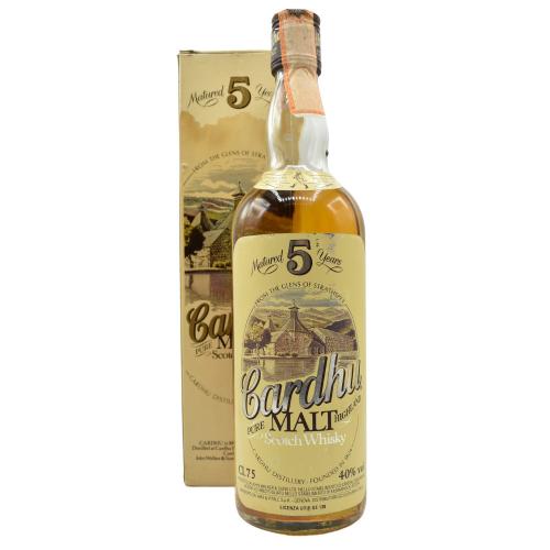 Cardhu 5 Year Old John Walker and Sons 1980s Wax & Vitale Import - 40% 75cl