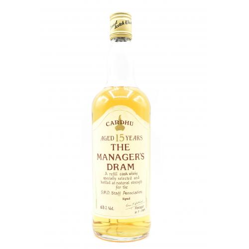 Cardhu 15 Year Old The Managers Dram 1989 - 63% 75cl