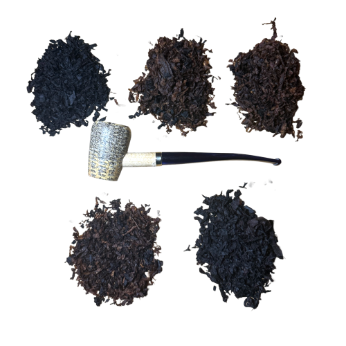 The Centuries Of Old Sapphire Elf Cob Pipe Tobacco Sampler - Pipe & 5 x 5g