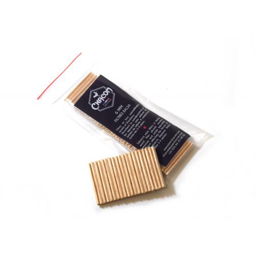 Chacom Balsa Pipe Filters 6 mm - Pack of 20