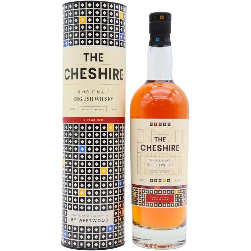 The Cheshire 5 Year Old Single Malt English Whisky - 46% 70cl