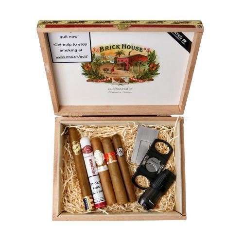 Ultimate Mixed Gift Box Sampler - 5 Cigars with Cutter and Lighter