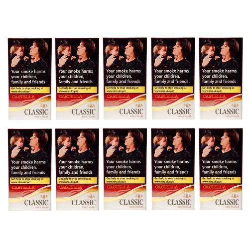 Castella Classic Fine Cigars - 10 Packs of 5 (50 Cigars)