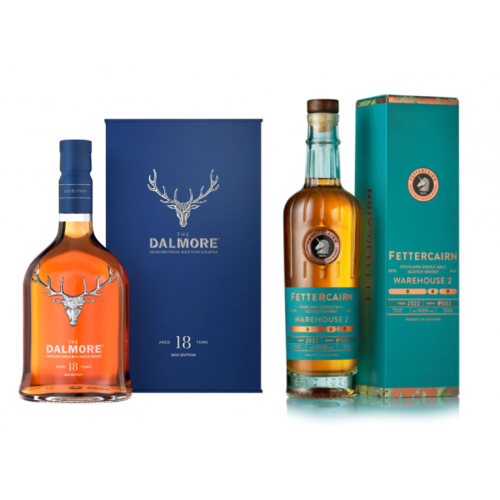 SPECIAL OFFER BUNDLE DEAL - Dalmore 18 Year Old 2023 Release & Fettercairn Warehouse 2 Release No.003