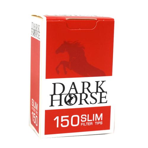 Dark Horse Slim 6mm Filter Tips (150) 1 Box - End of Line