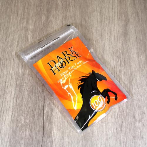 Dark Horse 7mm Filter Tips (100) 1 Bag - End of Line
