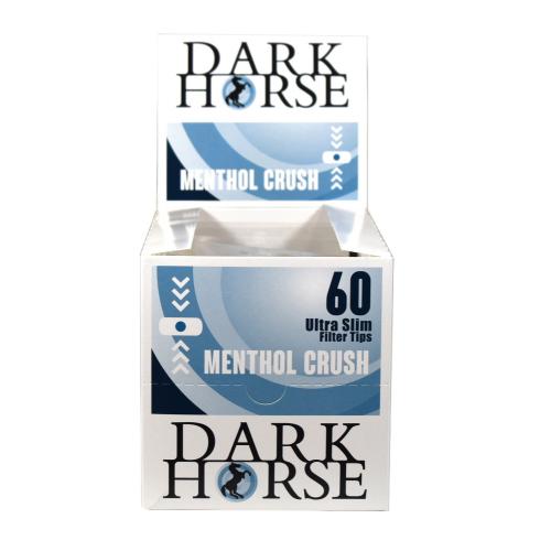 Dark Horse Ultra Slim Menthol Crush 6mm Filter Tips (60) 16 Bags