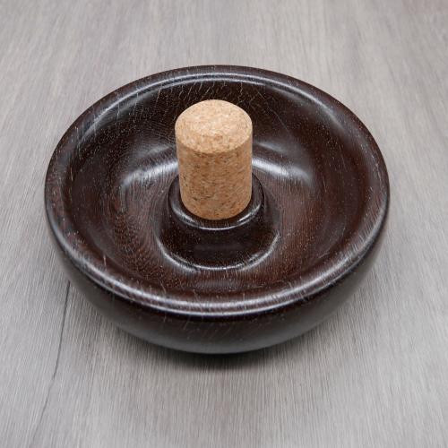 Don Florian Wooden Ashtray with Cork Knocker