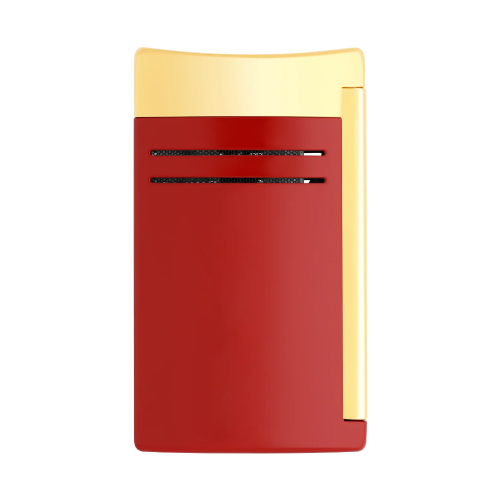 ST Dupont Lighter - Maxijet - Dragon - Chrome Burgundy