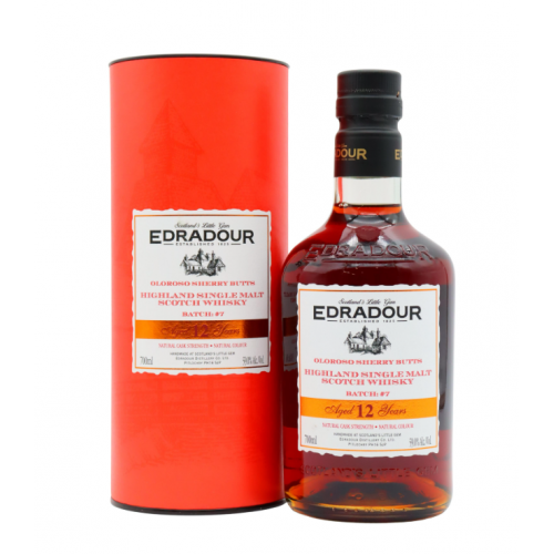 Edradour 12 Year Old Sherry Cask Strength Batch 7 - 59% 70cl