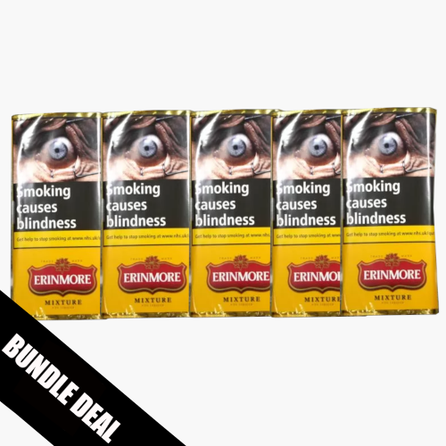 Bundle Deal - Erinmore Mixture Pipe Tobacco 5x 50g Pouch